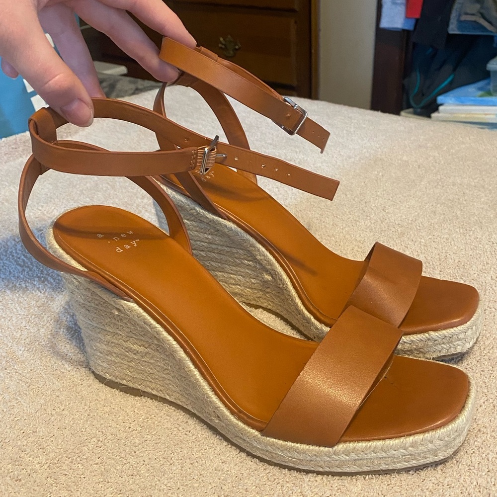 Target’s “a new day” brand wedge heels